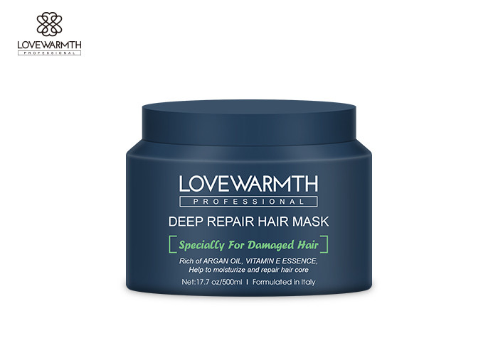 Mặt nạ tóc Argan Oil / Vitamin E Deep Repair 500ml Thể tích cho tóc hư tổn