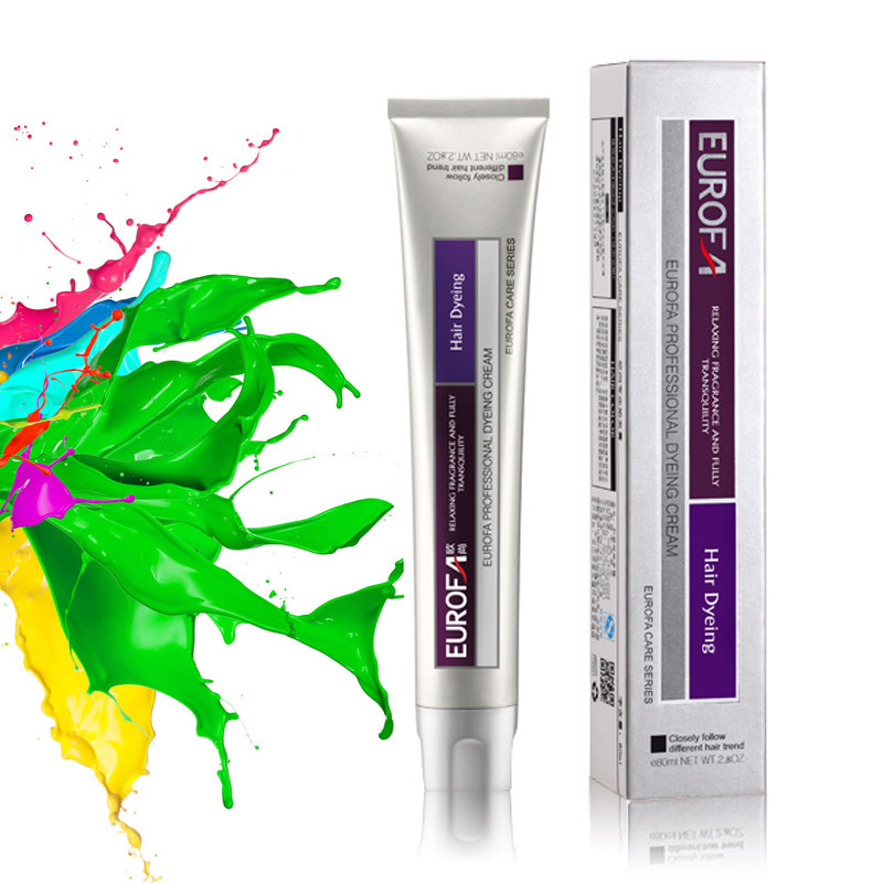 Salon Easy Coloring Hair Cream Permanent Cover cho tóc bạc Nhãn riêng 100ml